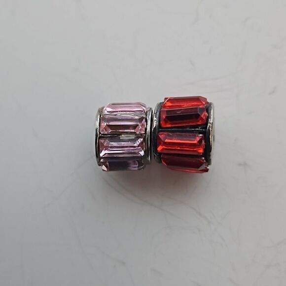 Chamilia Authentic Glass Charm Red & Pink - Picture 11 of 16